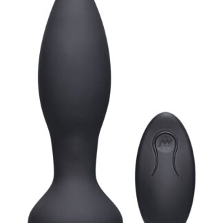 A-Play - Vibe - Experienced - Rechargeable Silicone Anal Plug with Remote - Black