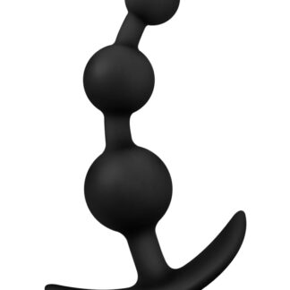Anal Adventures Platinum - Small Anal Beads - Black
