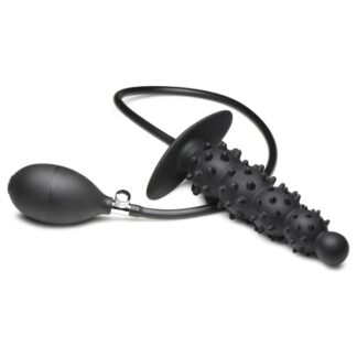 Ass Puffer Nubbed Inflatable Silicone Anal Plug