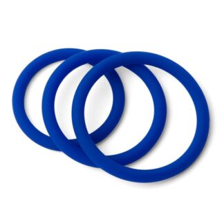 Classic Stretchy Silicone Cock Rings - 3-Pack
