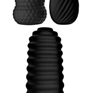 Delite Pocket Masturbator Kit - Black