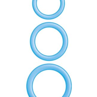 Enhancer Silicone Glow Rings - Blue