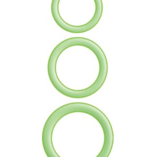 Enhancer Silicone Glow Rings - Green