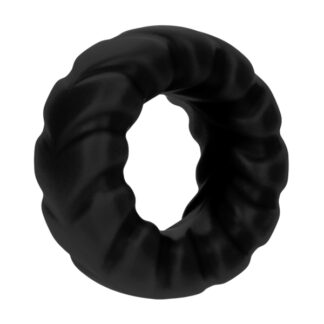 F-25: Silicone Cock Ring - Black