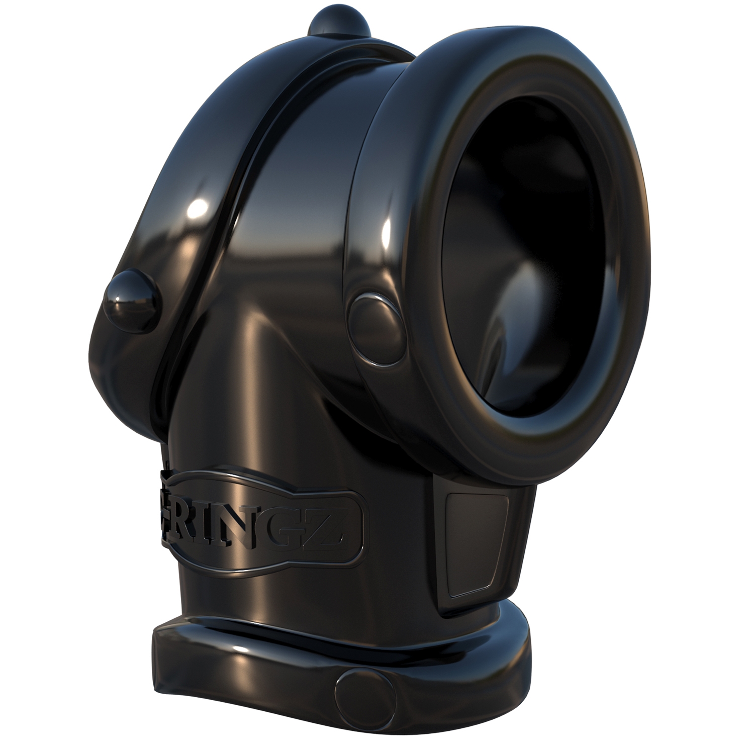 Fantasy C-Ringz Cock Pipe with Ball Stretcher - Black