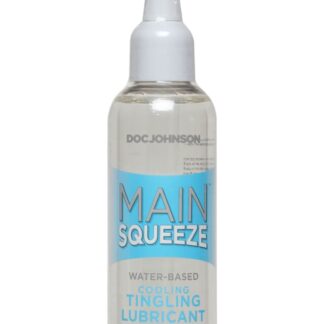 Main Squeeze Cooling/Tingling Water-Based Lubricant - 3.4 oz.