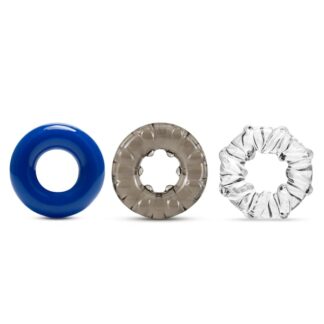 Stay Hard - Triple Stretch Cock Rings - 3-Pack