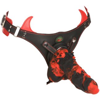 Creature Penises Horny Devil Strap-on Harness - Black