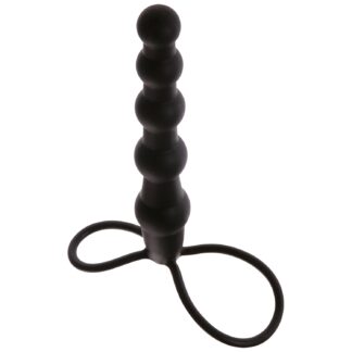 Malesation Exciter Penis Ring and Anal stimulator - Black