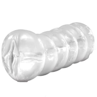 PDX Pipedream Transparent Vagina for Men - Clear