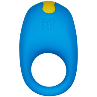 Romp Juke Vibrating Penis Ring - Blue