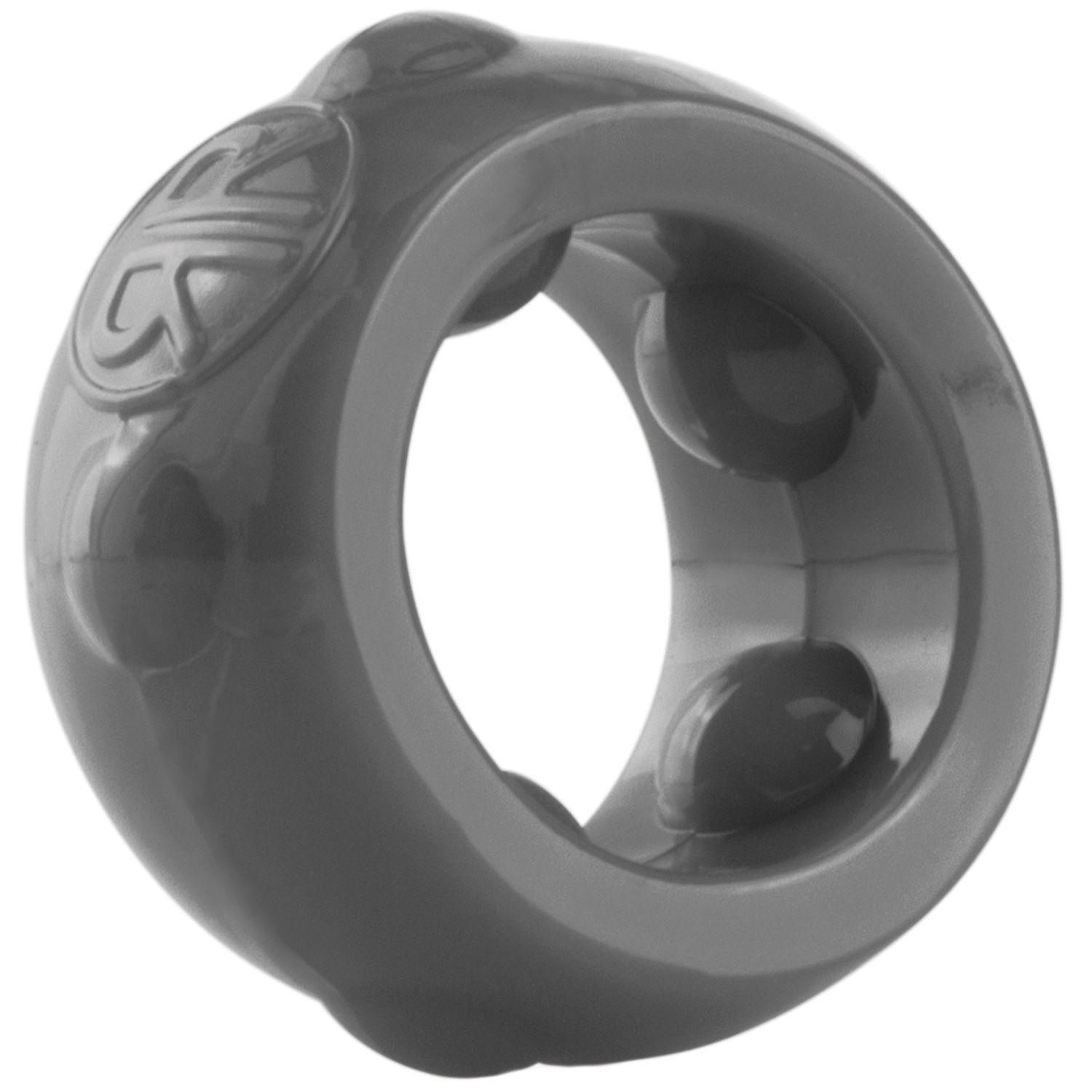 Screaming O RingO Rangler Cannonball Penis Ring - Grey