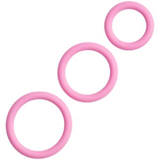 Sinful Penis Ring Set 3 pcs - Pink