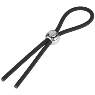 Sinful Stamina Lasso Penis Ring - Black