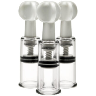 Size Matters Max Twist Suction Cup Set for Clitoris and Nipples - Clear