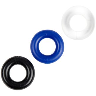 baseks Triple Penis Ring Set - Mixed colours