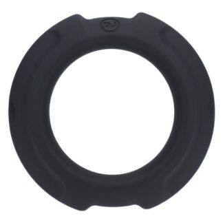 OptiMALE™ FlexiSteel Silicone, Metal Core Cock Ring - 43mm - Black