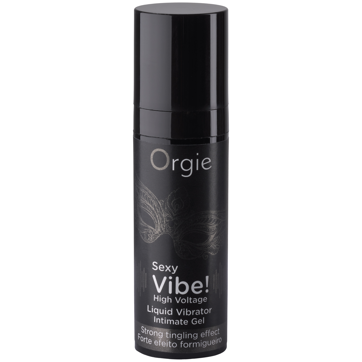 Orgie Sexy Vibe! High Voltage Liquid Vibrator Intimate Gel 15 ml - Black