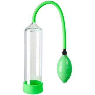 Ouch! Glow in the Dark Classic Penis Pump - Green