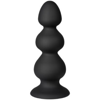 Obaie Triple Jiggle Large Butt Plug 6 Inch - Black