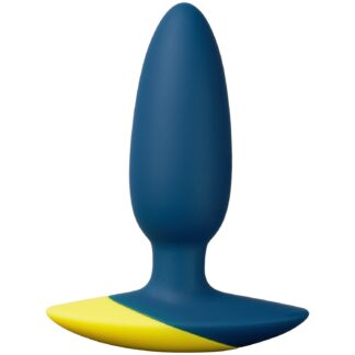 Romp Bass Vibrating Anal Plug 4 Inch - Blue