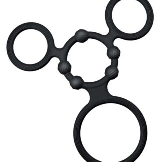 Enhancer Quad Cock Ring - Black