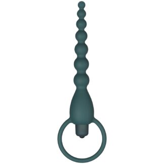 Amaysin Wave Vibrating Anal Beads 8.3 Inch - Green