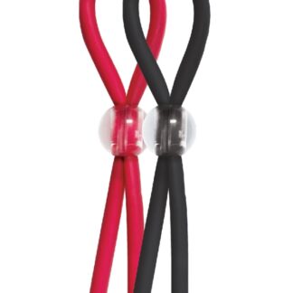 Enhancer Silicone Cockties - Black/Red
