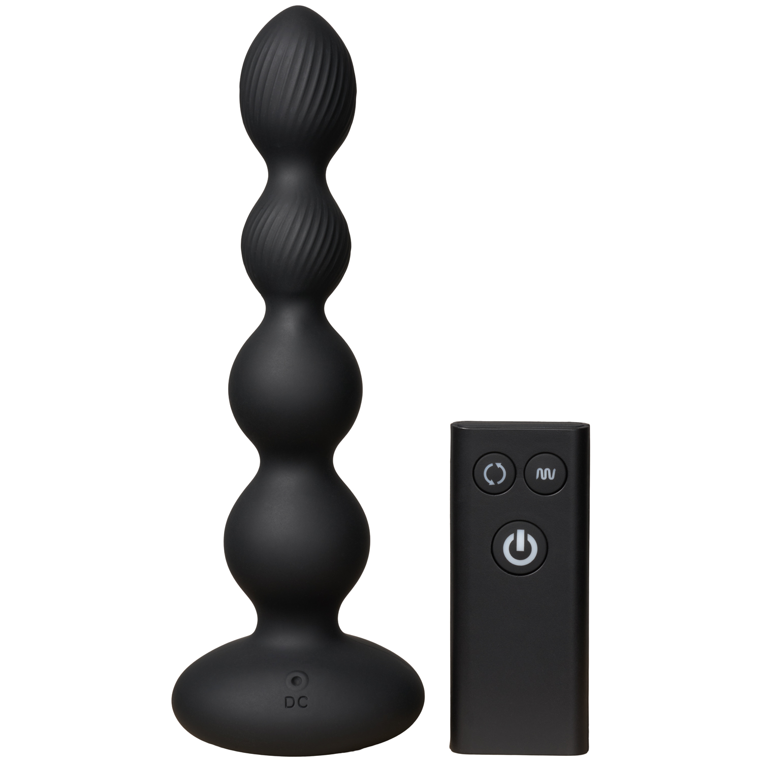 Nexus Tornado Probe Rotating And Vibrating Anal Beads 6.9 Inch - Black