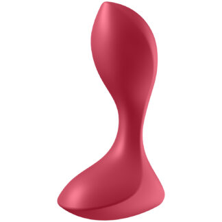 Satisfyer Backdoor Lover Butt Plug Vibrator 4.3 Inch - Red