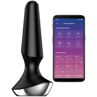 Satisfyer Plug-ilicious 2 Vibrator 5.5 Inch - Black