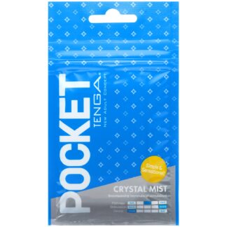 TENGA Pocket Crystal Mist Masturbator - White