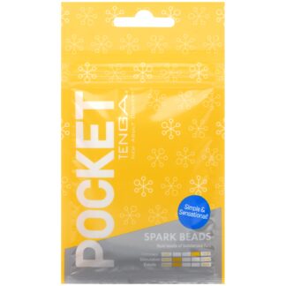 TENGA Pocket Spark Beads Masturbator - White