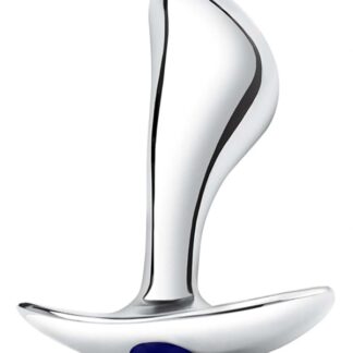2.5" Stainless Steel Bling Prostate Massager Plug