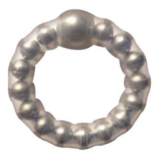 Superball Cock Ring - Silver