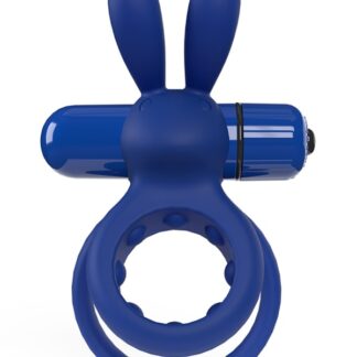 4B Ohare Vibrating Cock Ring - Blueberry