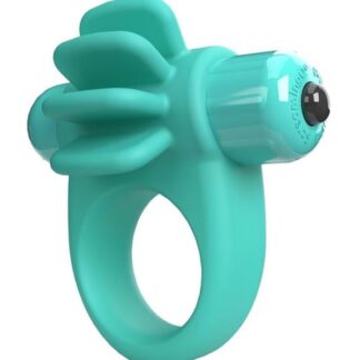 4B Skooch Vibrating Ring with Flexible Fins - Kiwi