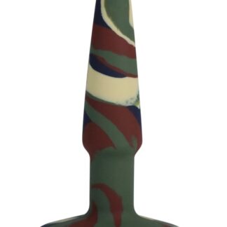 A-Play - Groovy - Silicone Anal Plug - 4" - Camouflage