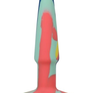A-Play - Groovy - Silicone Anal Plug - 4" - Sunrise
