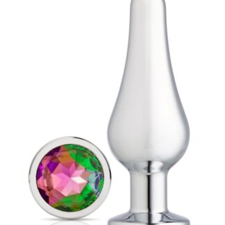 Gems Silver Chrome Tall Plug - Small