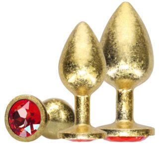 Ouch! Milan Collection - Metal Anal Plug Set - Gold