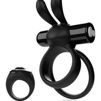 Remote Controlled Ohare Xl Vibrating Ring - Black