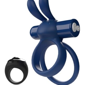 Remote Controlled Ohare Xl Vibrating Ring - Blue