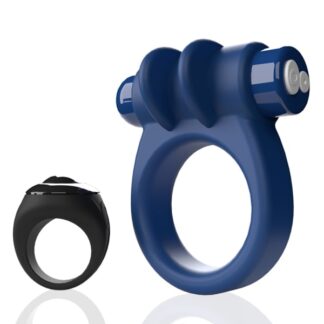 Remote Controlled Switch Vibrating Ring - Blue