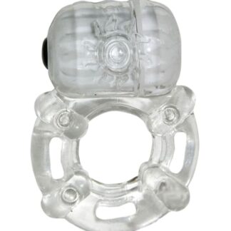 The Macho Crystal Collection Pulsating Erection Keeper - Clear