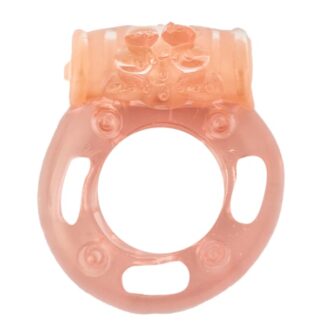 The Macho Vibrating Cock Ring - Peach