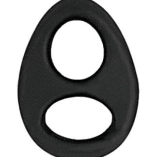 My Cock Ring Cock and Scrotum Double Ring - Black
