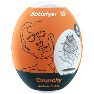 Satisfyer Crunchy Masturbator Egg - White