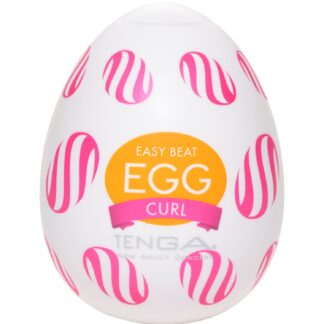 TENGA Egg Curl Masturbator - White