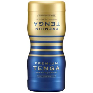 TENGA Premium Dual Sensation Cup Masturbator - White